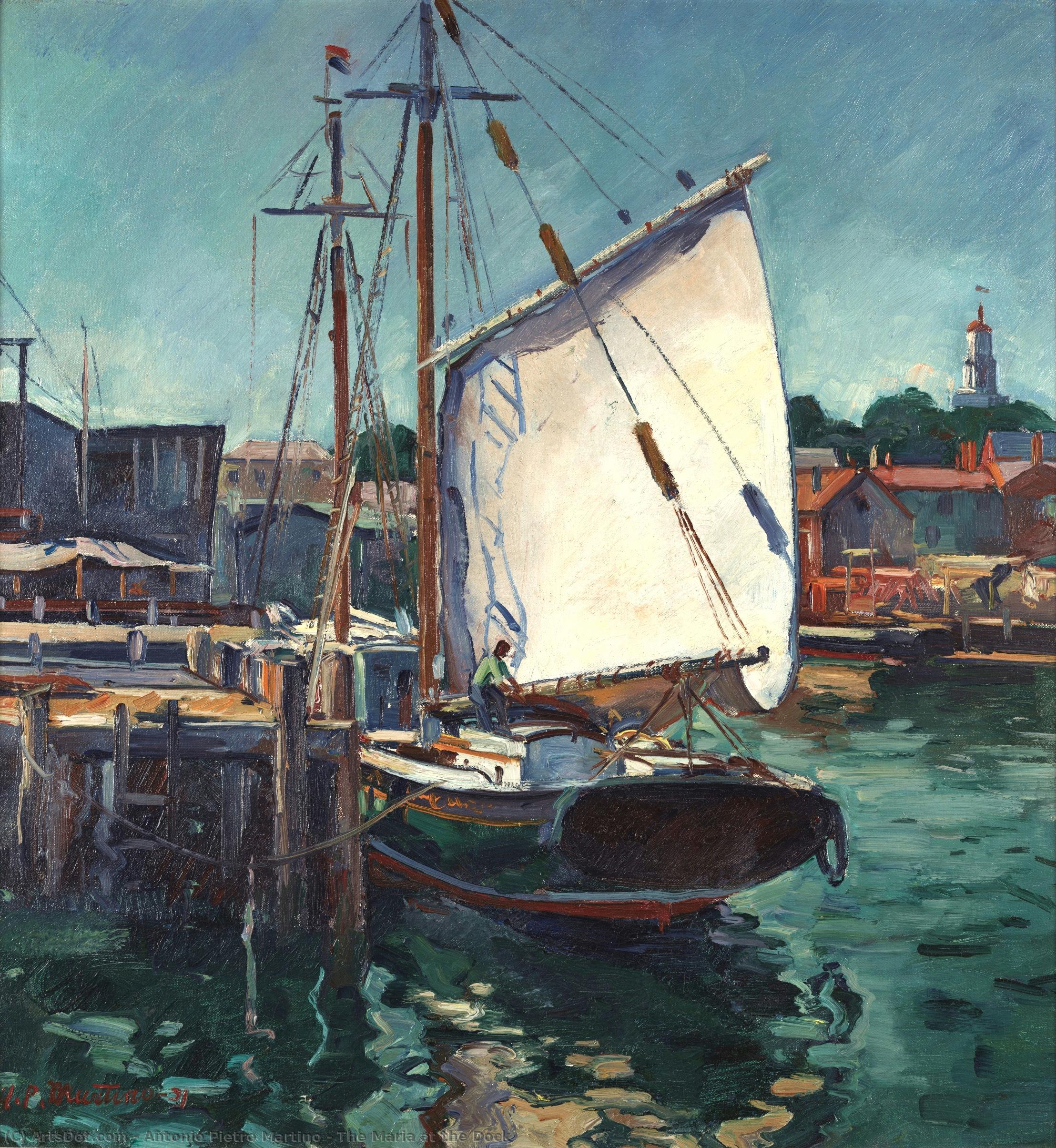 The Maria At The Dock — Antonio Pietro Martino