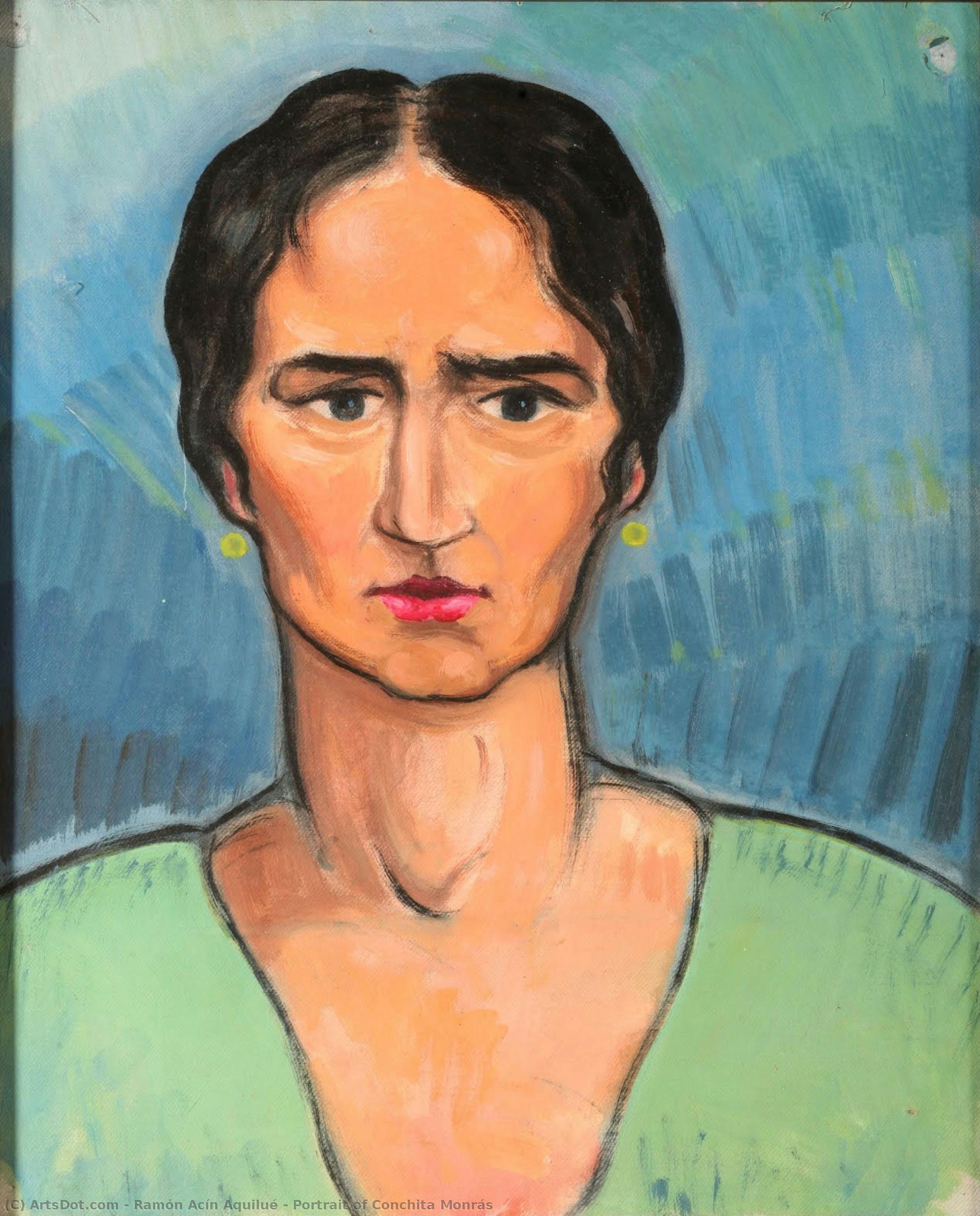 Portrait Of Conchita Monrás — Ramón Acín Aquilué