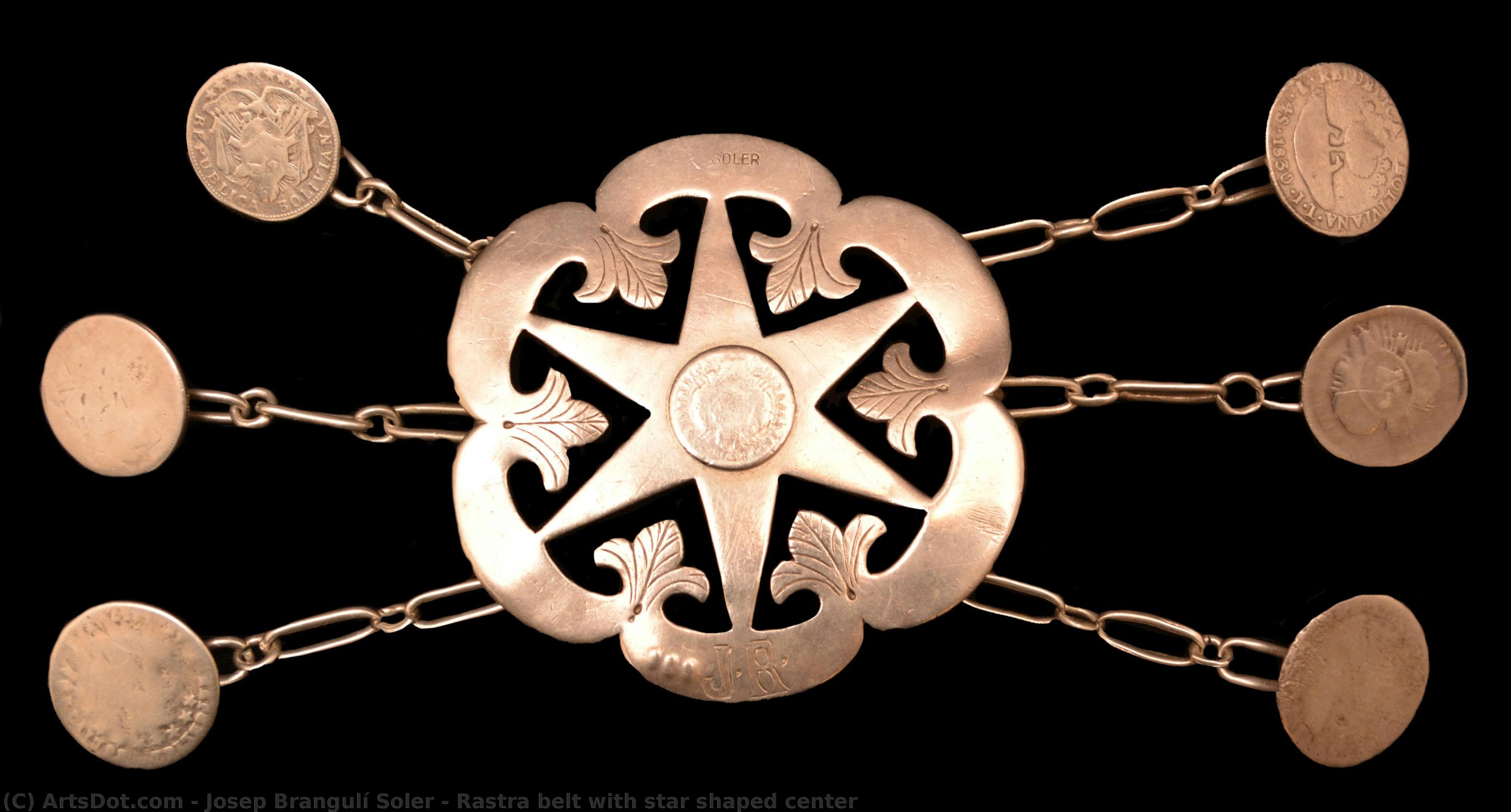 Rastra Belt With Star Shaped Center — Josep Brangulí Soler