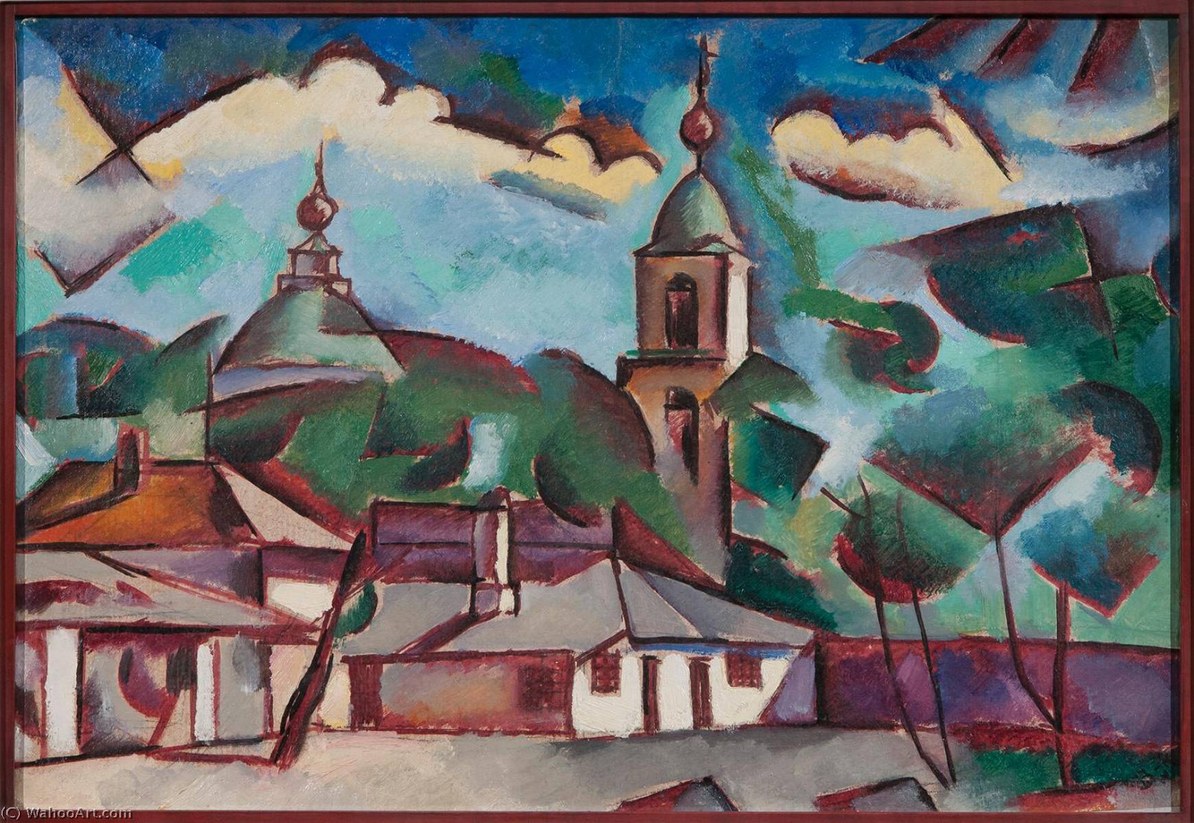 Landscape With A Church — Vladimir Davidovich Baranov Rossine