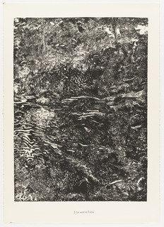 Wind And Water (le Vent Et L'eau) From The Portfolio Waters, Stones, Sand (eaux, Pierres, Sable) From Phenomena (les Phénomènes) — Jean Philippe Arthur Dubuffet