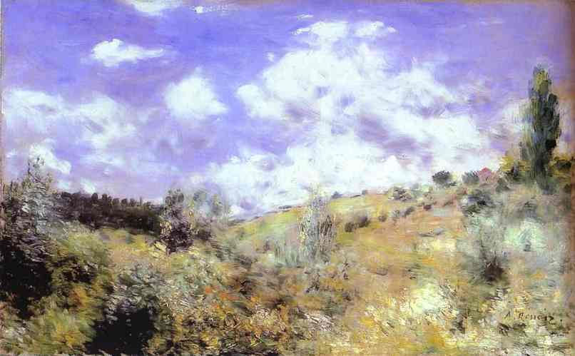 The Gust Of Wind — Pierre-auguste Renoir
