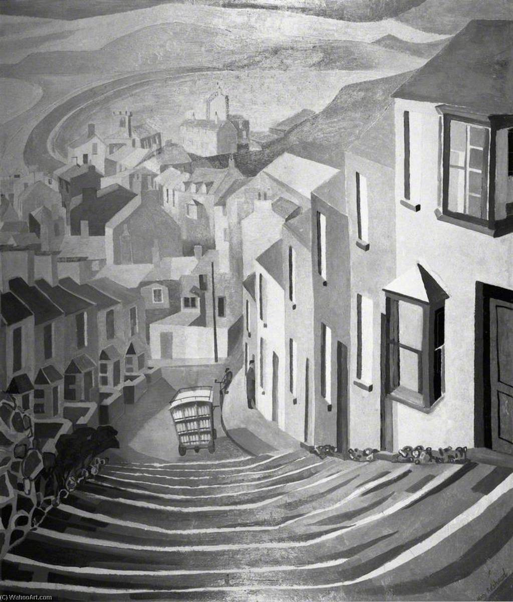 The Steps, Fortuneswell, Dorset, 1953 — Mary Adshead