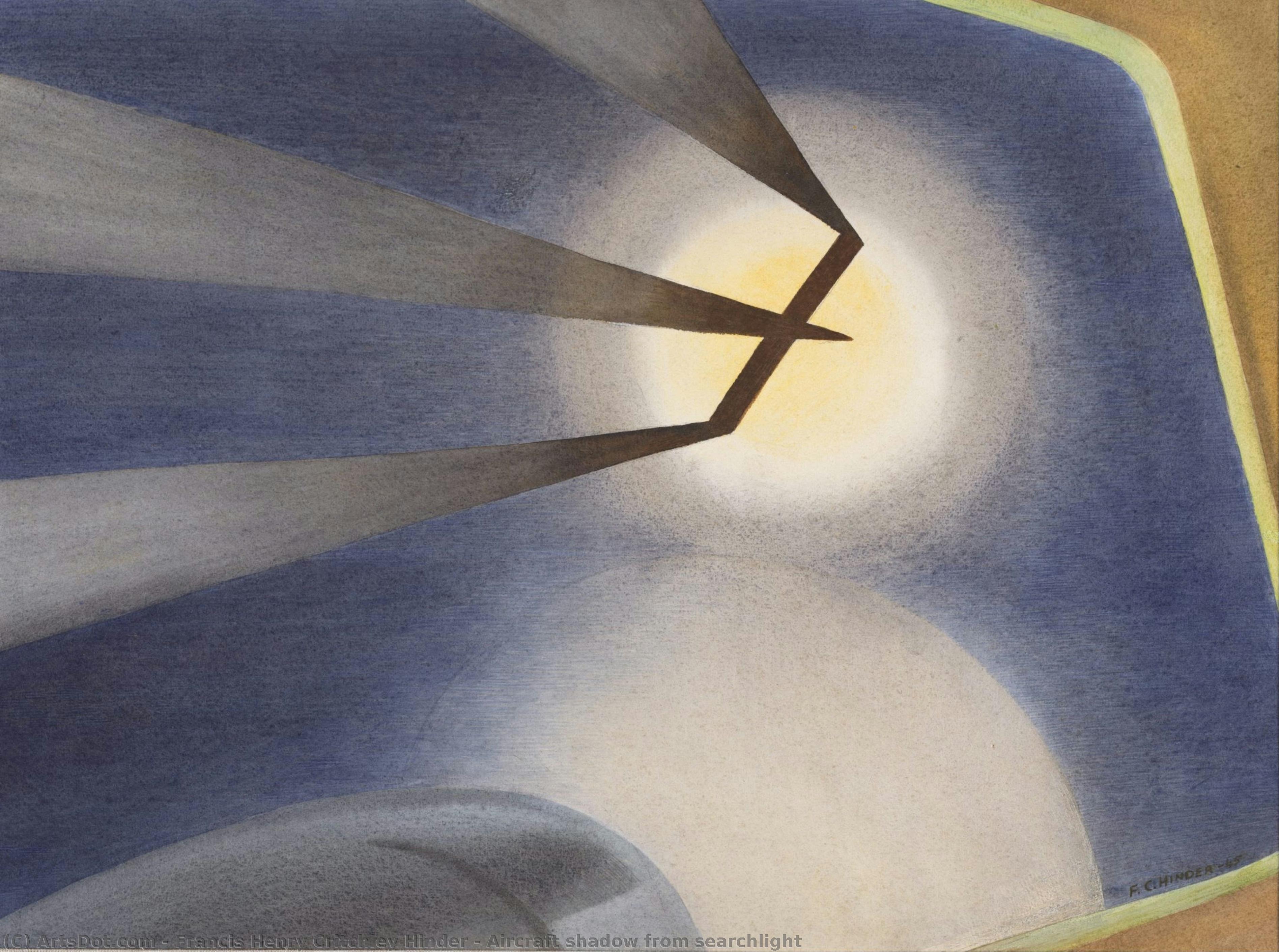 Aircraft Shadow From Searchlight — Фрэнсис Генри Критчли Хиндер