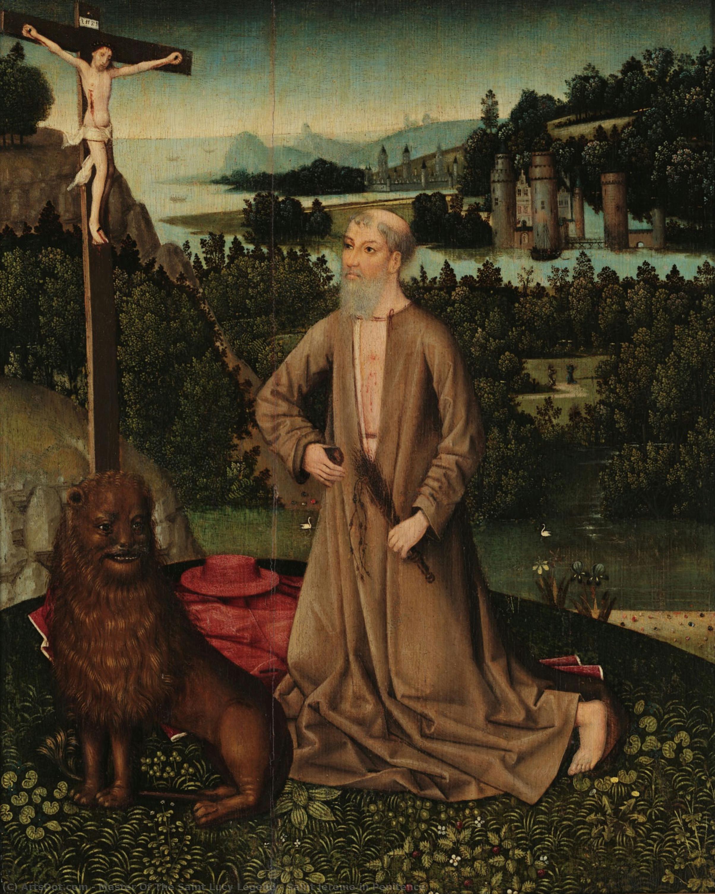 Saint Jerome In Penitence — Master Of The Saint Lucy Legend
