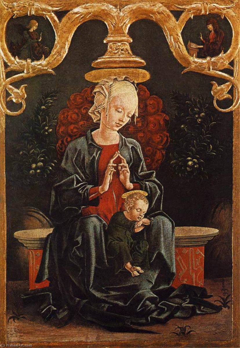 Madonna And Child In A Garden — Cosmè Tura