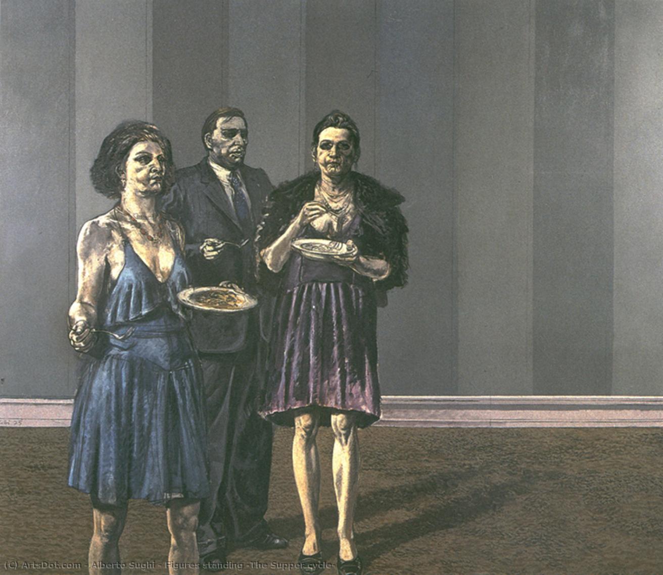 Figures Standing (the Supper Cycle) — Alberto Sughi