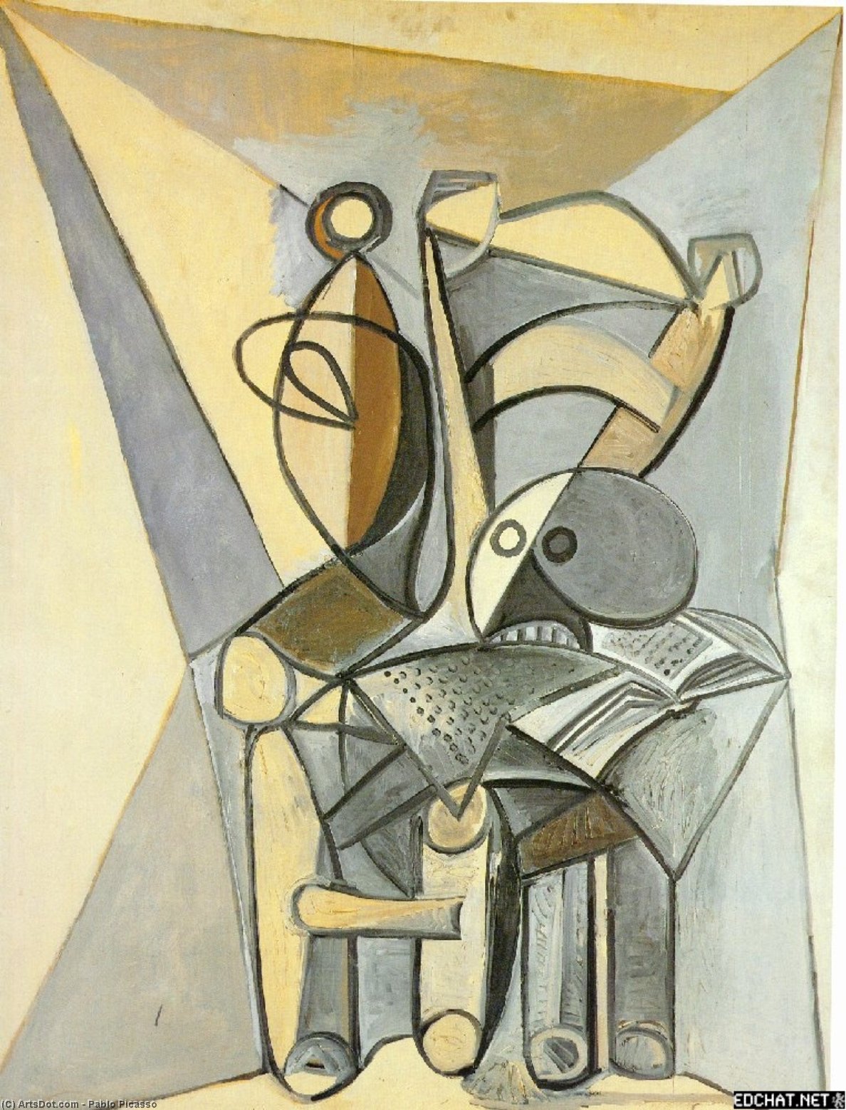 Still Life With Skull On An Armchair — Pablo Picasso