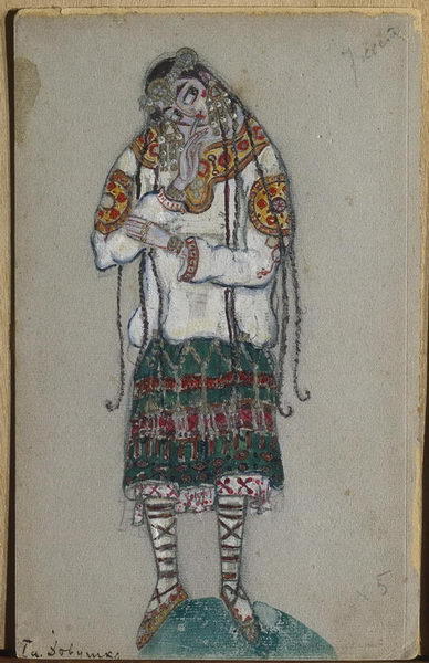 Girl — Nicholas Roerich