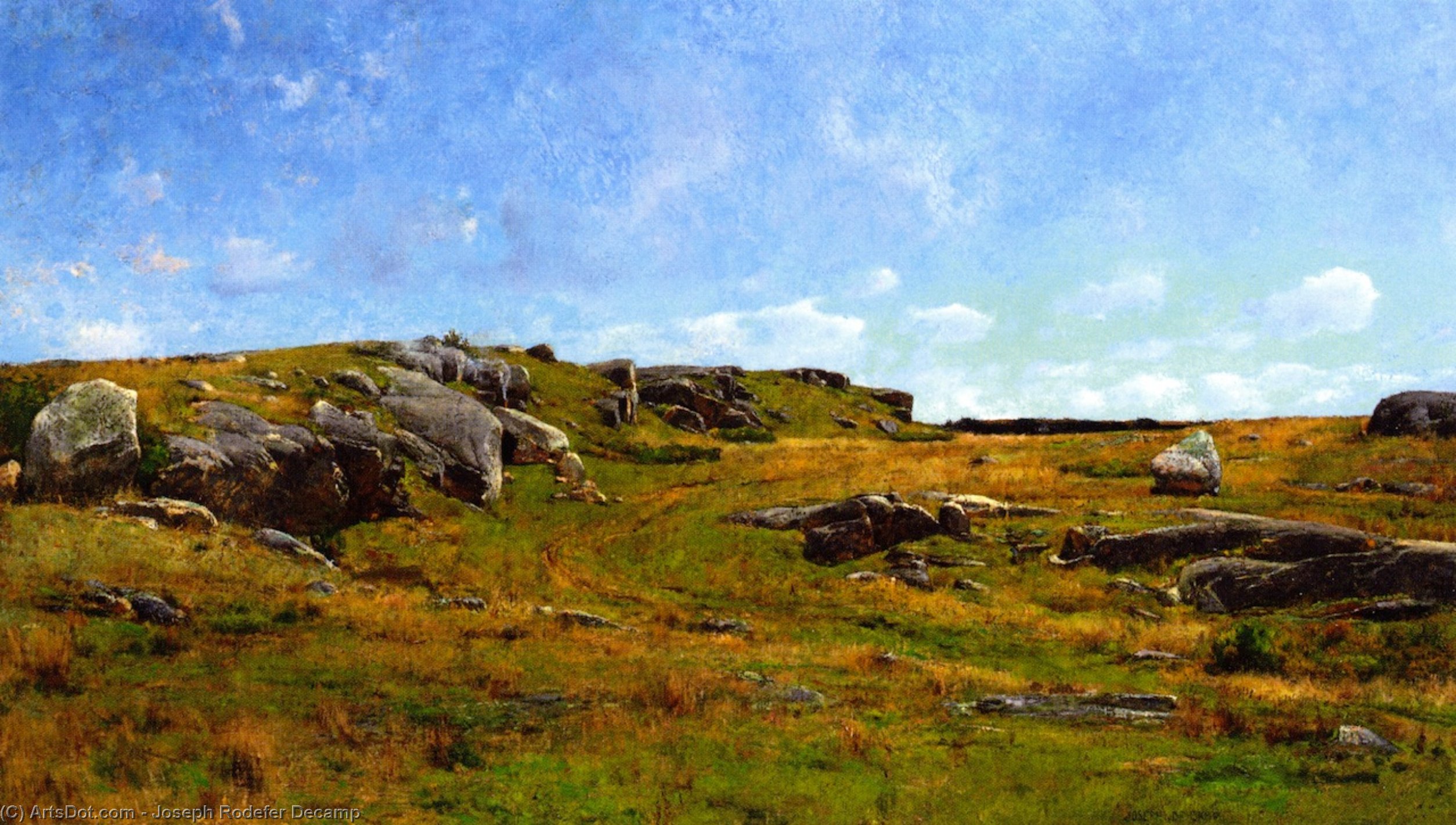 Moorland Path, Cape Ann, Massachusetts — Джозеф Родефер Декамп