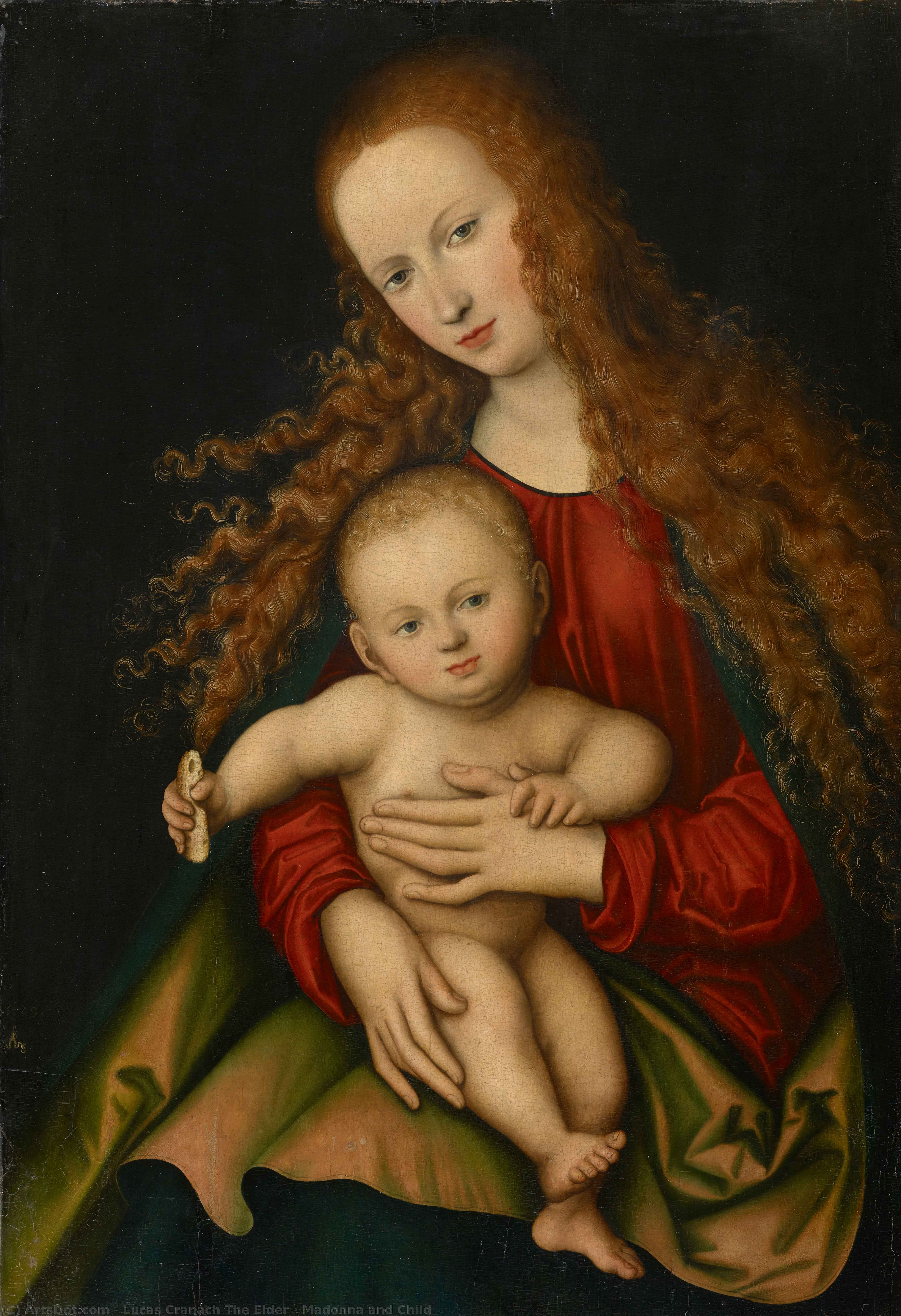 La Madonna Y El Niño — Lucas Cranach El Viejo