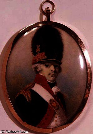 Miniature Of 1st Lord Bloomfield In Military Uniform — George Chinnery