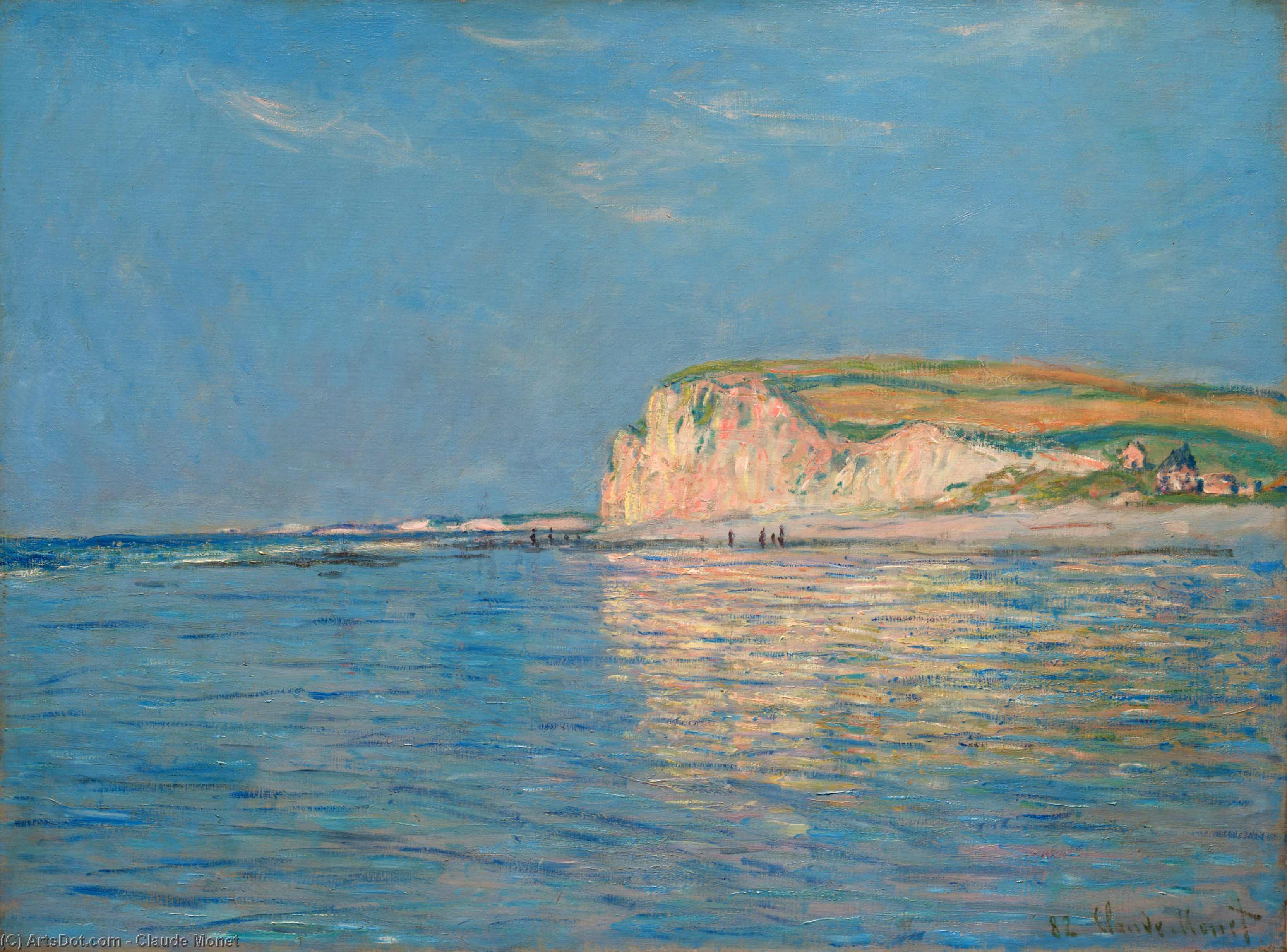 Low Tide At Pourville 02 — Claude Monet