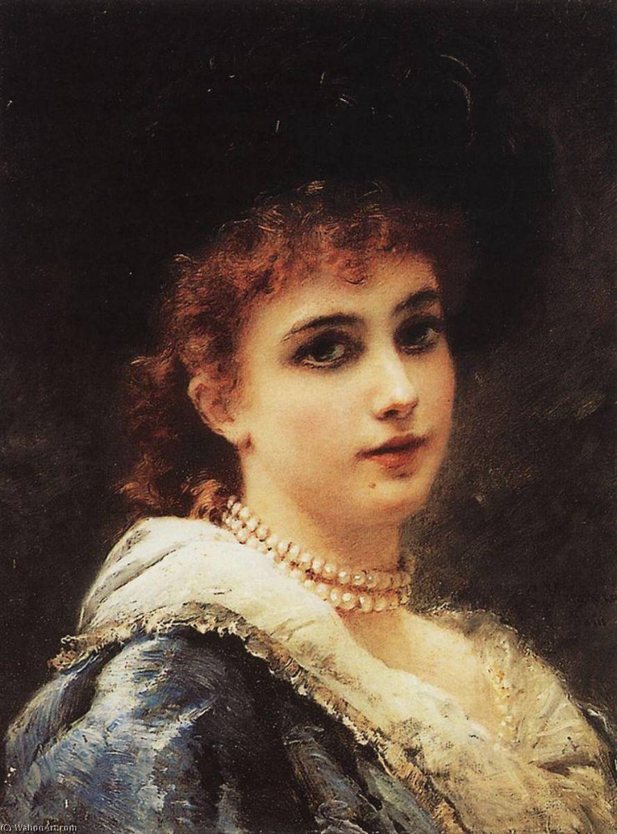 La Parisienne — Konstantin Yegorovich Makovsky