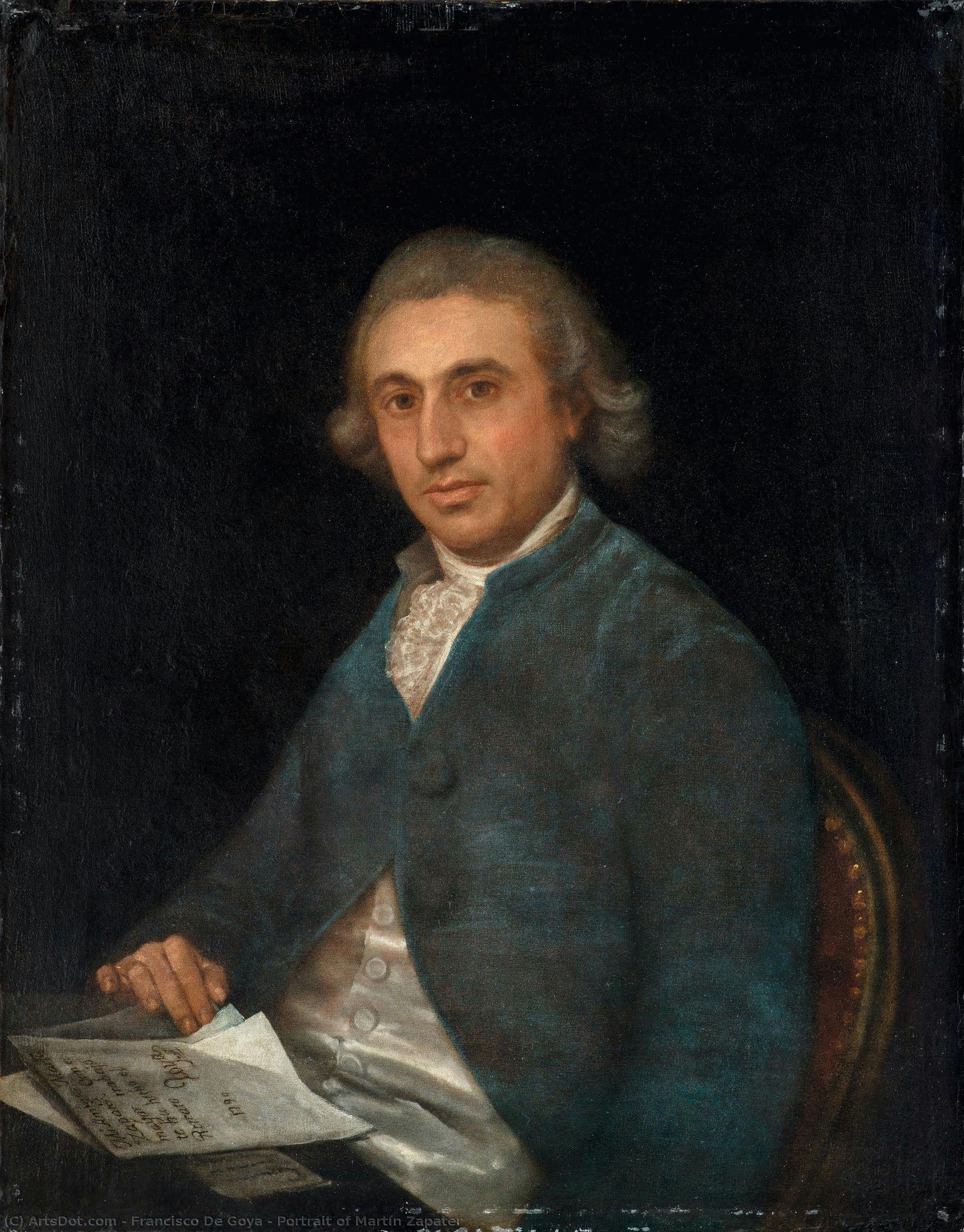 Retrato De Martín Zapater — Francisco José De Goya Y Lucientes