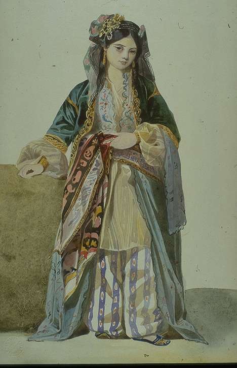 Turkish Woman (annetta) Smyrna — Charles Gabriel Gleyre