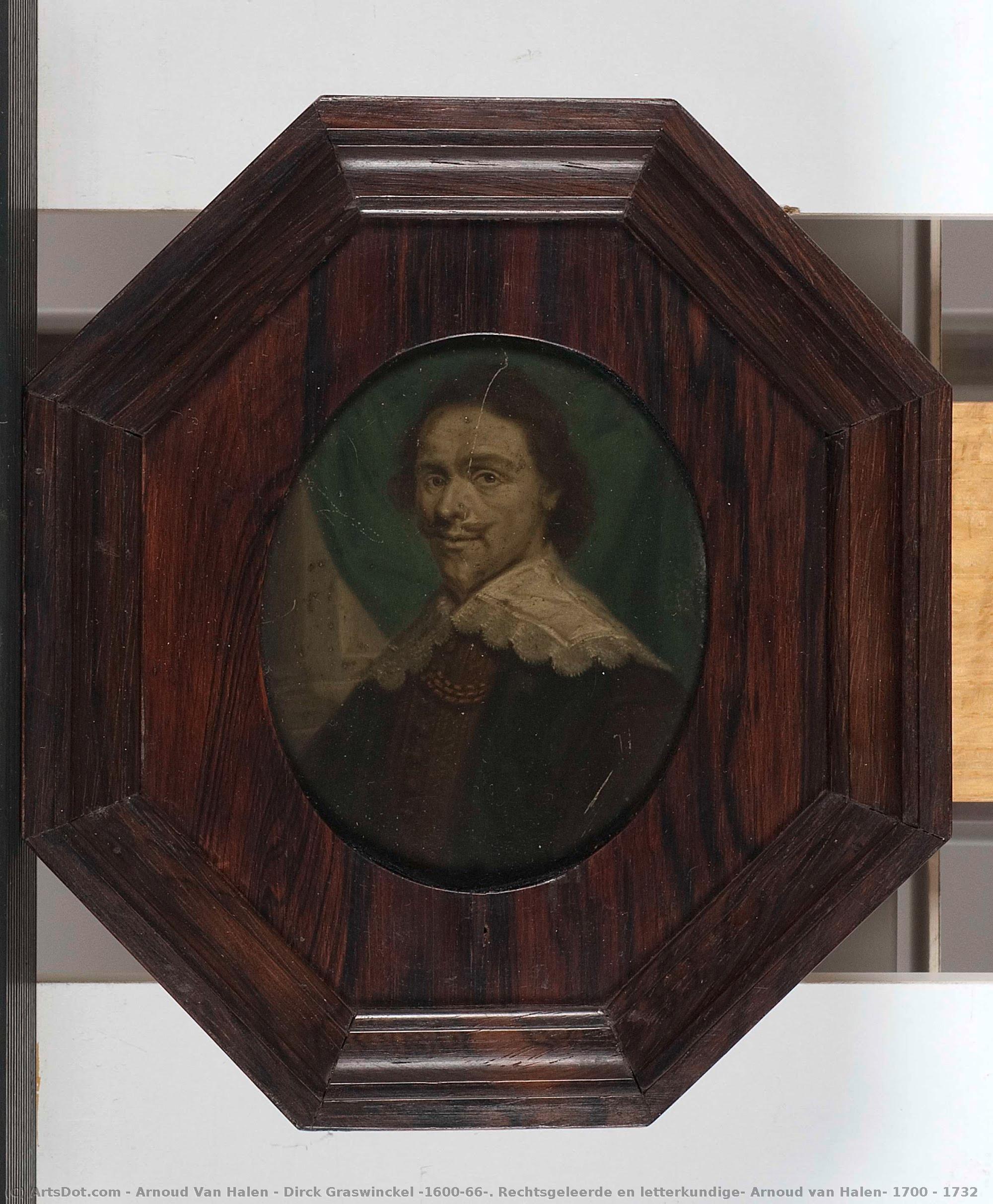 Dirck Graswinckel (1600-66). Rechtsgeleerde En Letterkundige, Arnoud Van Halen, 1700 - 1732 — Arnoud Van Halen