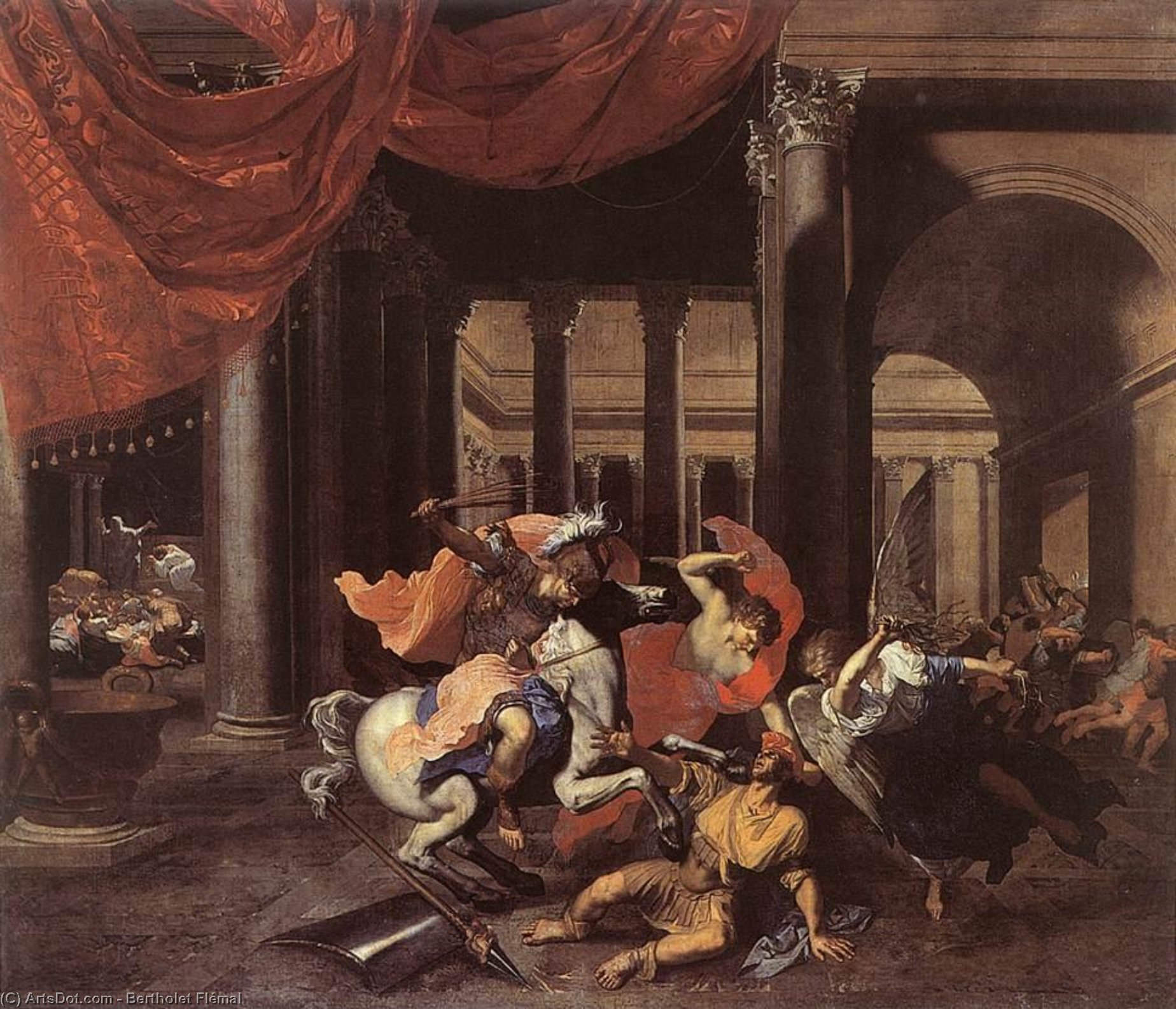Heliodorus Driven From The Temple — Bertholet Flémal