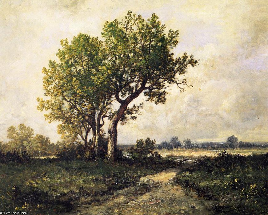 Trees In A Landscape — Leon Richet