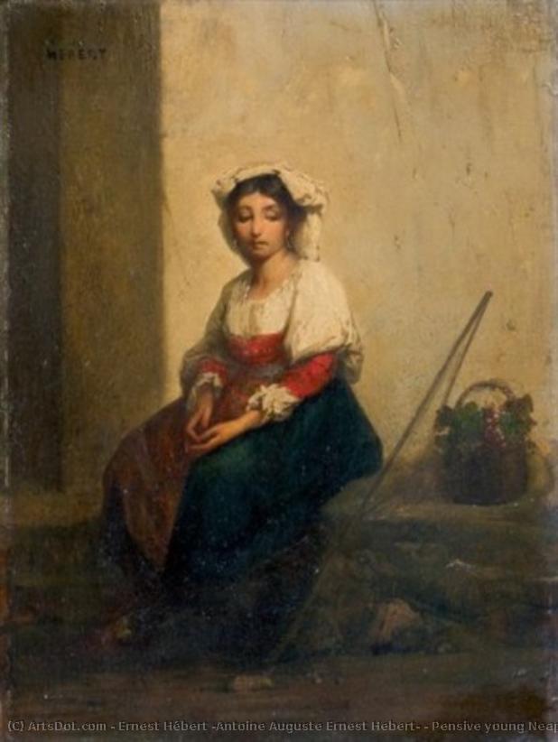 Pensive Young Neapolitan — Эрнест Эбер