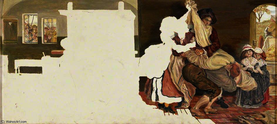 Unfinished Sketch For 'john Kay, Inventor Of The Fly Shuttle — Ford Madox Brown