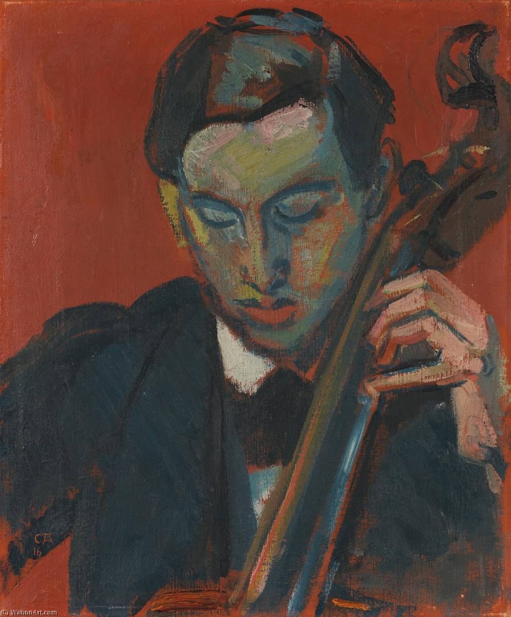 Der Cellospieler (hans Münch), 1916 — Cuno Amiet