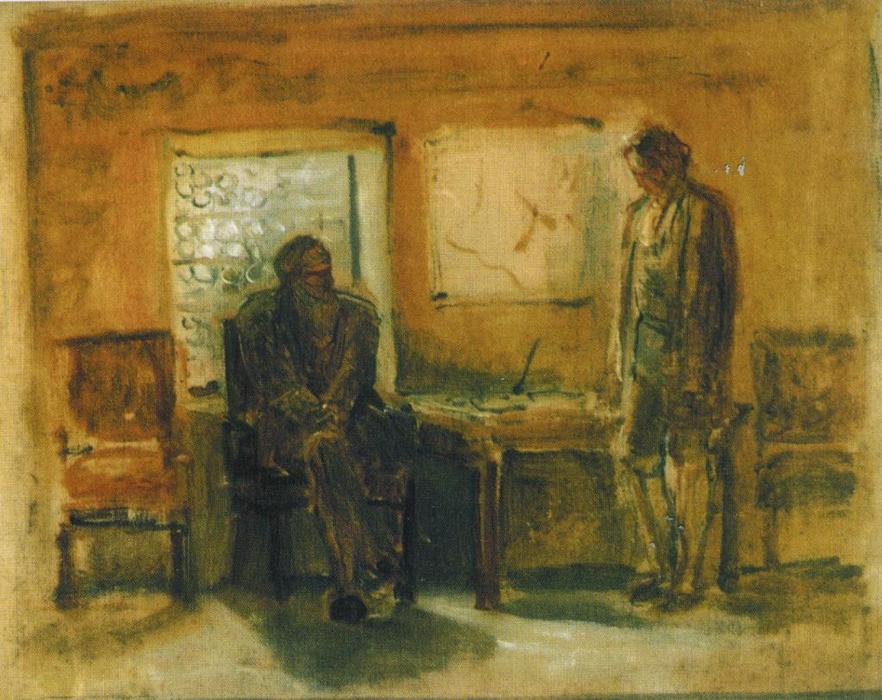 Peter I Interrogates Tsarevich Alexei — ニコライ・ゲ