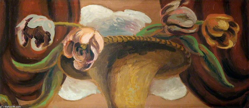 Composition With Tulips And A Hat — Дункан Грант