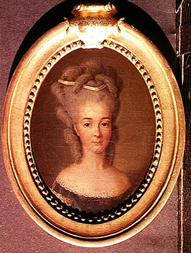 Portrait De Louise Marie Thérèse Bathilde D'orléans, Duchesse De Bourbon — Ribou Jean Marie