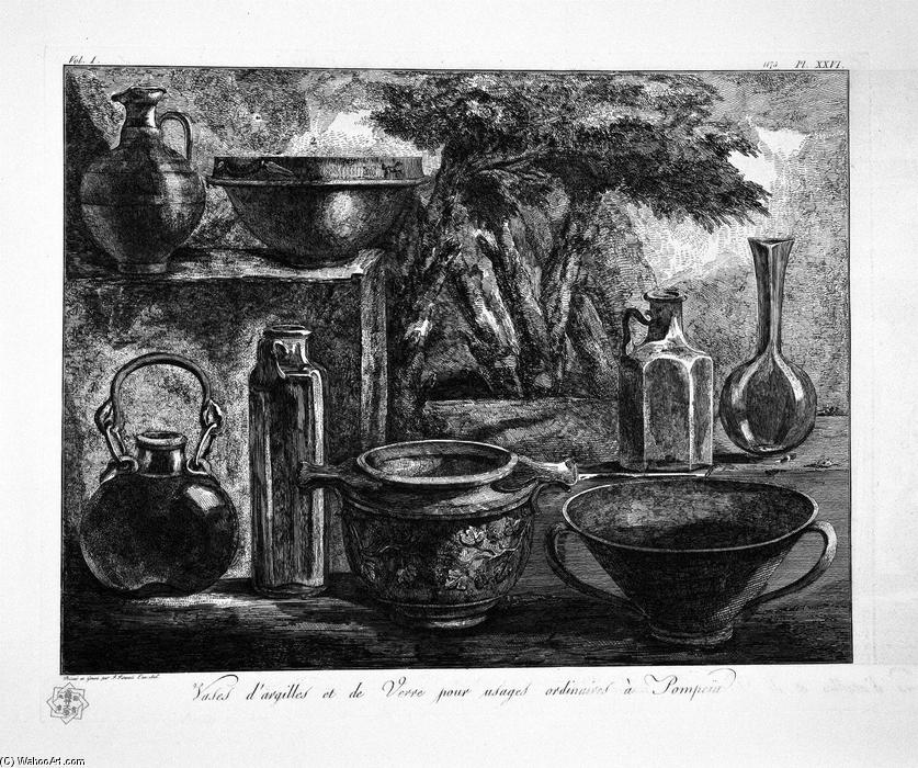 Jars Of Clay And Glass Found In Pompeii — Giovanni Battista Piranesi