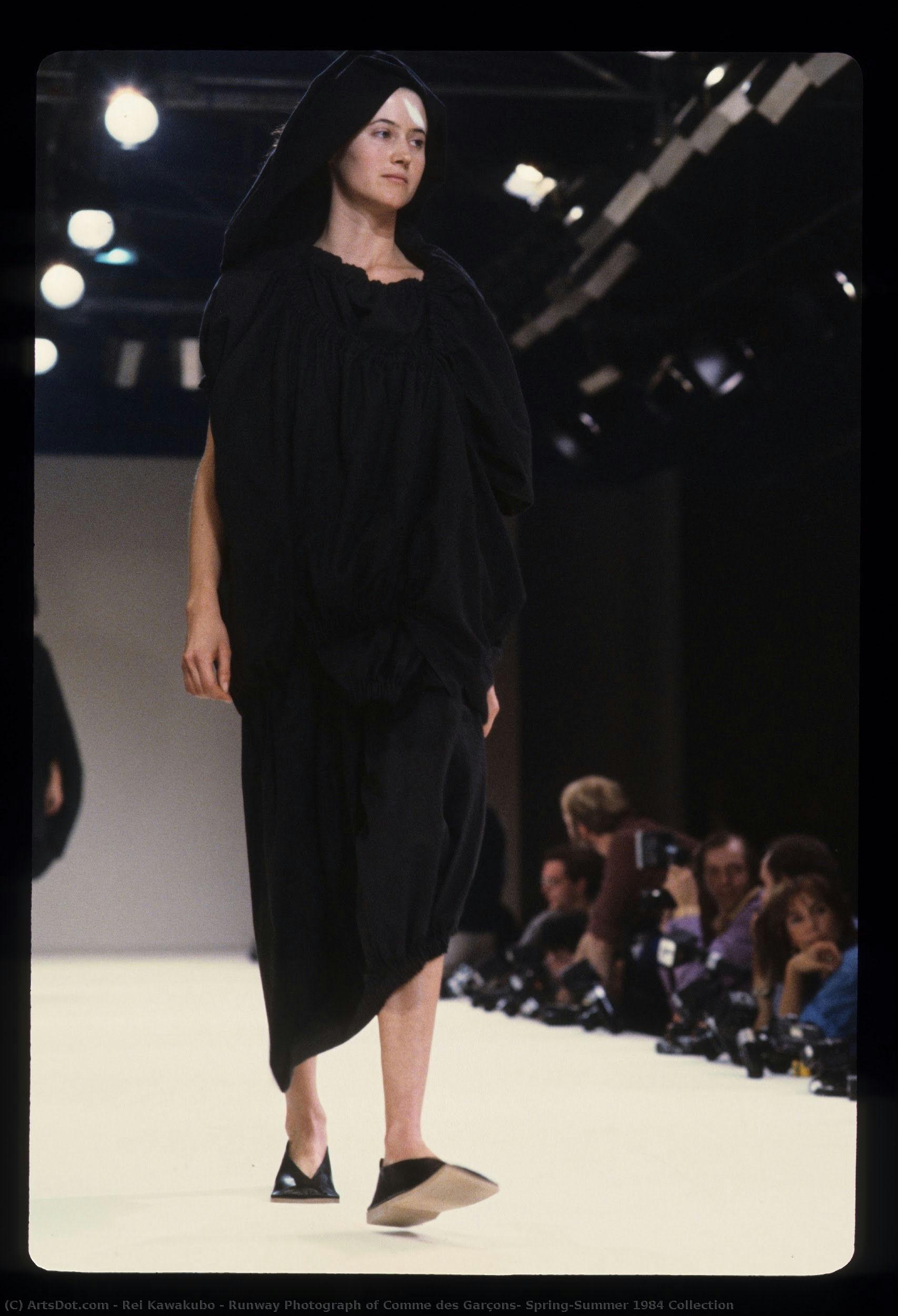 Runway Photograph Of Comme Des Garçons, Spring/summer 1984 Collection — Rei Kawakubo