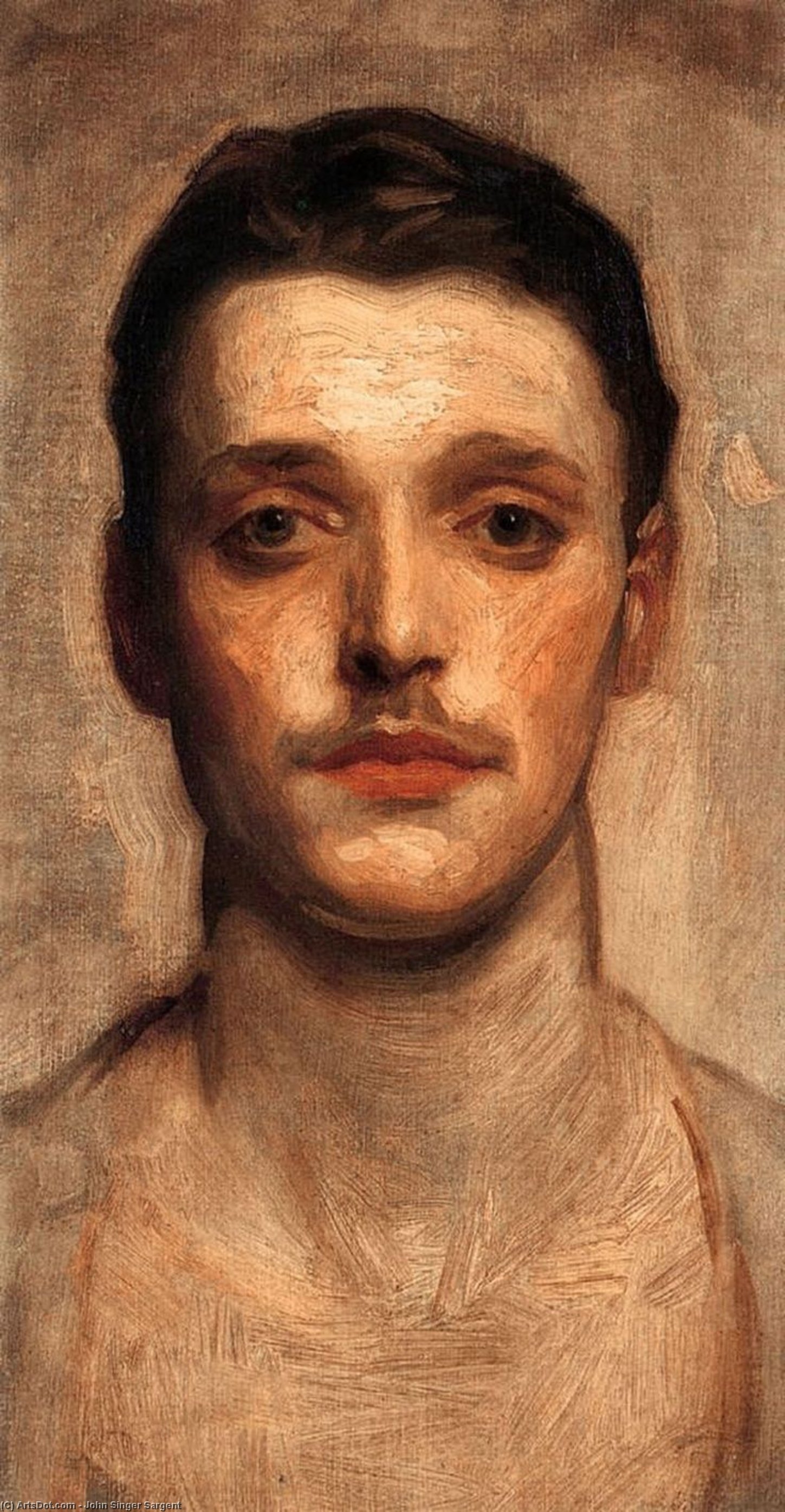 Study Of A Young Man — John Singer Sargent