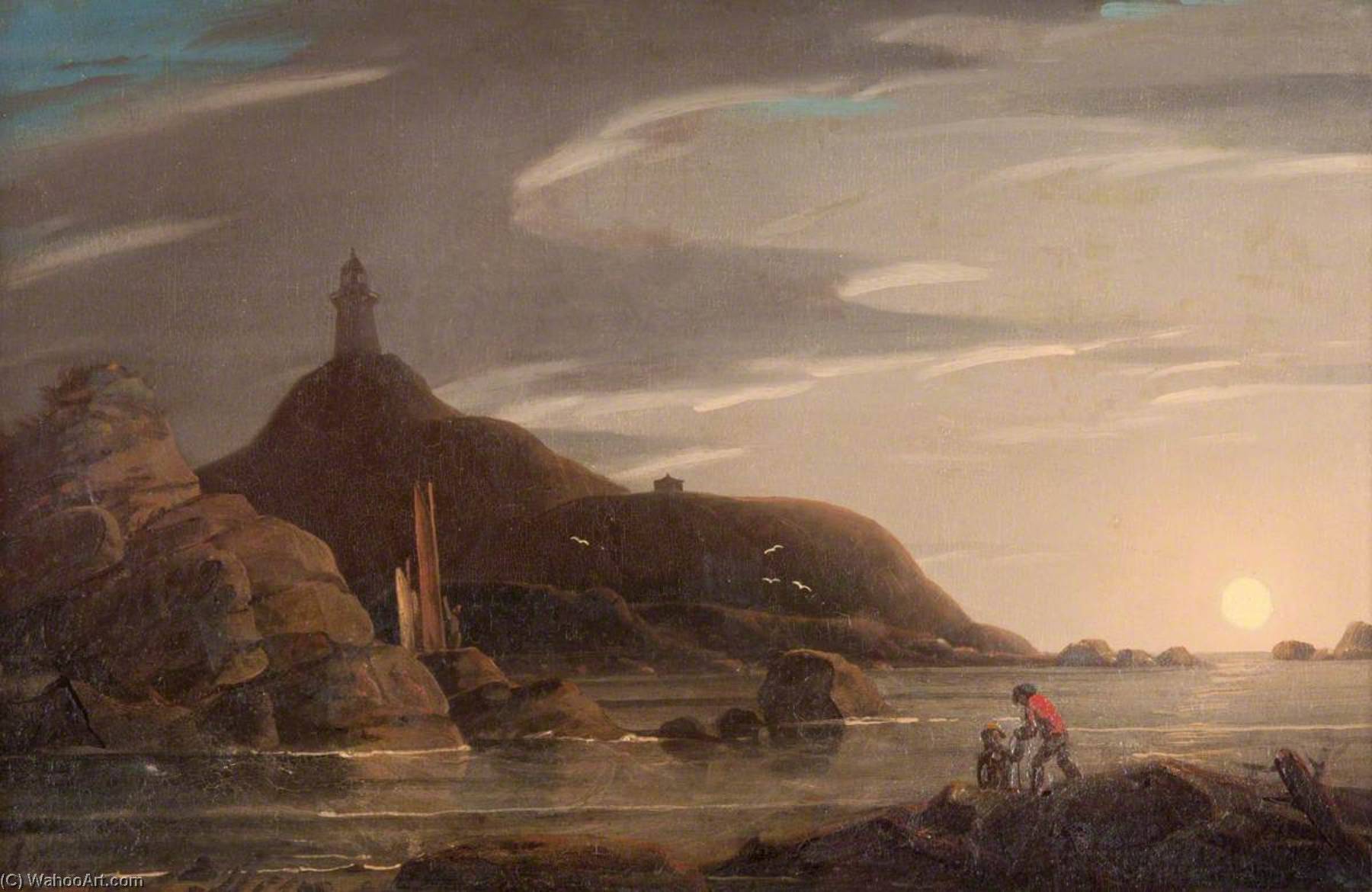 A Coastal Scene — Robert W. Salmon