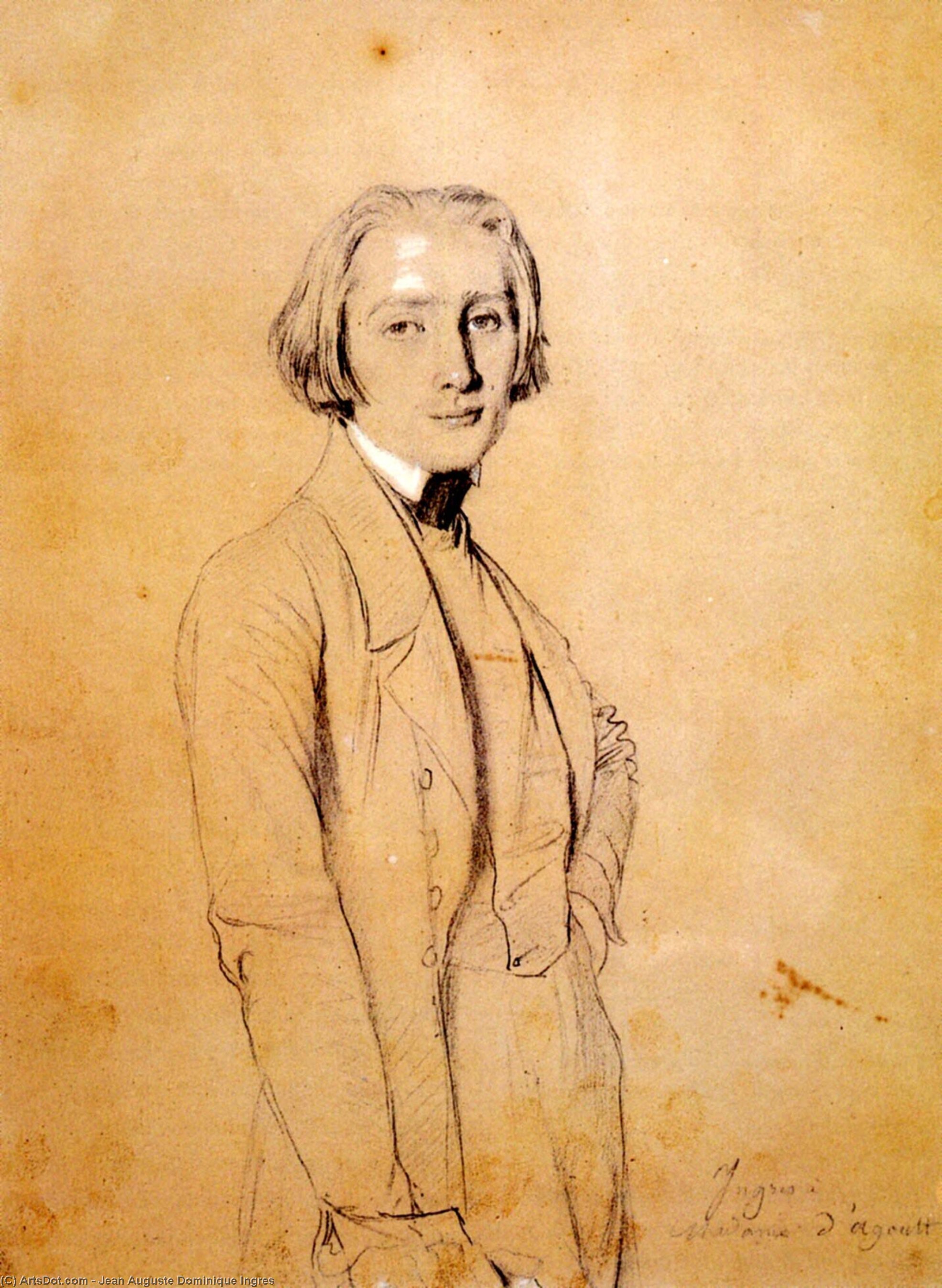 Franz Liszt — Jean-auguste-dominique Ingres