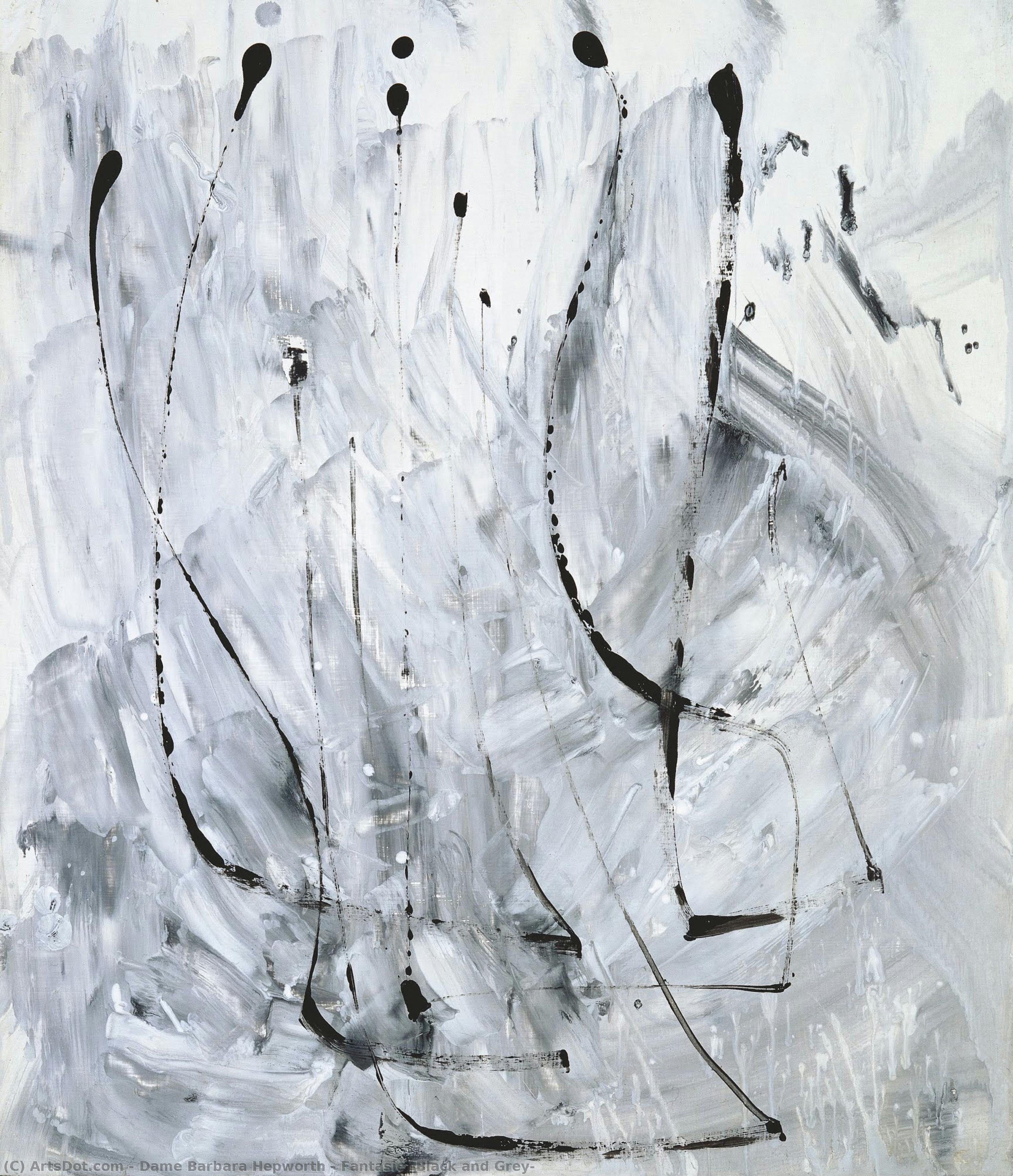 Fantasie (black And Grey) — Barbara Hepworth