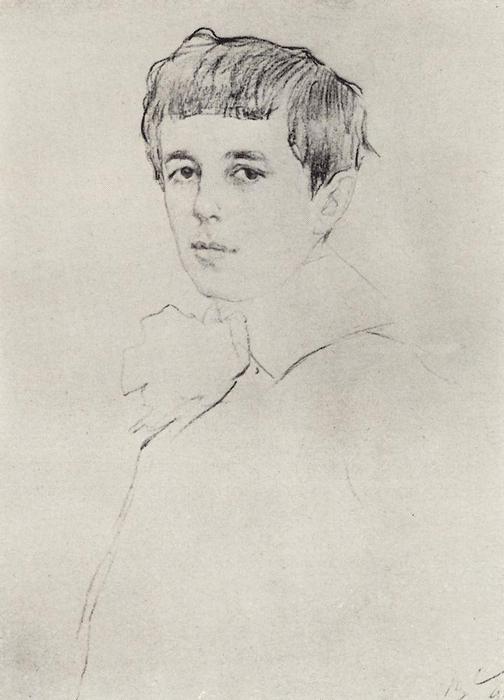 Portrait Of Yuri Morozov — Valentin Alexandrovich Serov