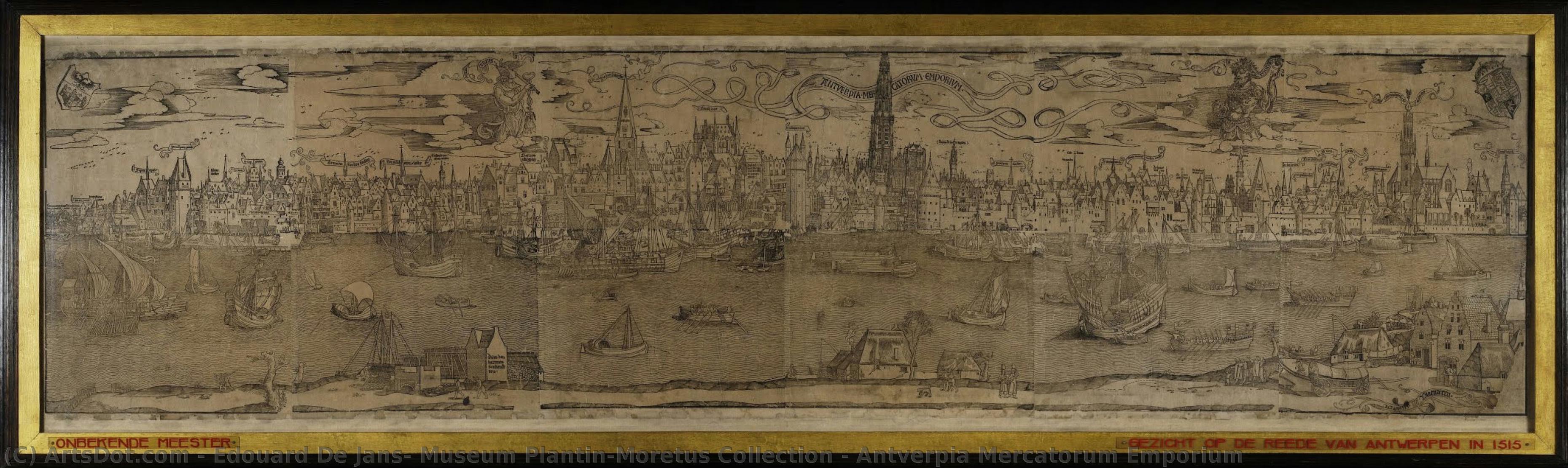 Antverpia Mercatorum Emporium — Edouard De Jans, Museum Plantin-moretus Collection