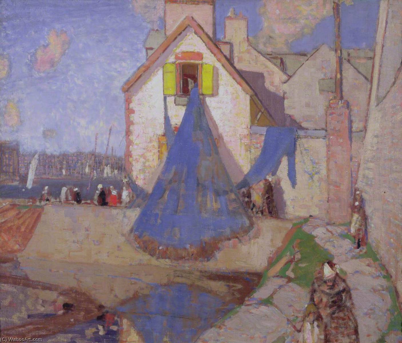 Drying The Nets, Concarneau — Dejvid Makbet Saterlend