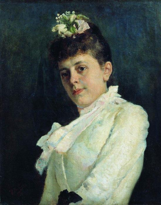 Portrait Of A Woman — Ilya Yefimovich Repin