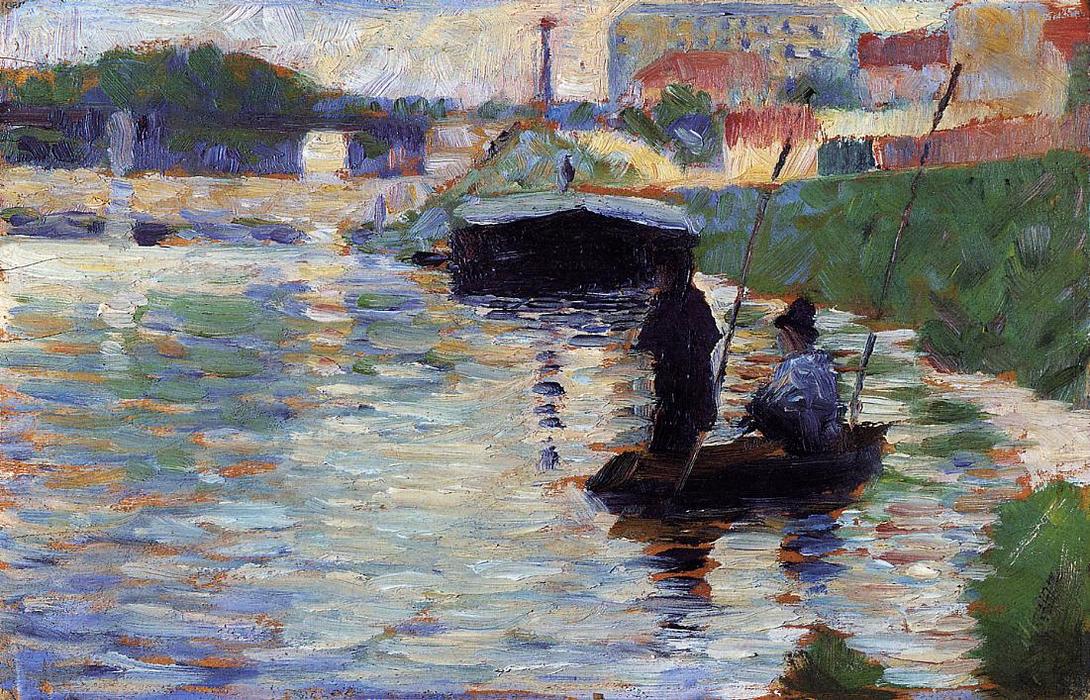 Die Brücke - Blick Auf Die Seine — Georges Pierre Seurat