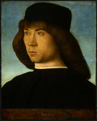 Portrait Of A Young Man Ngw — Giovanni Bellini