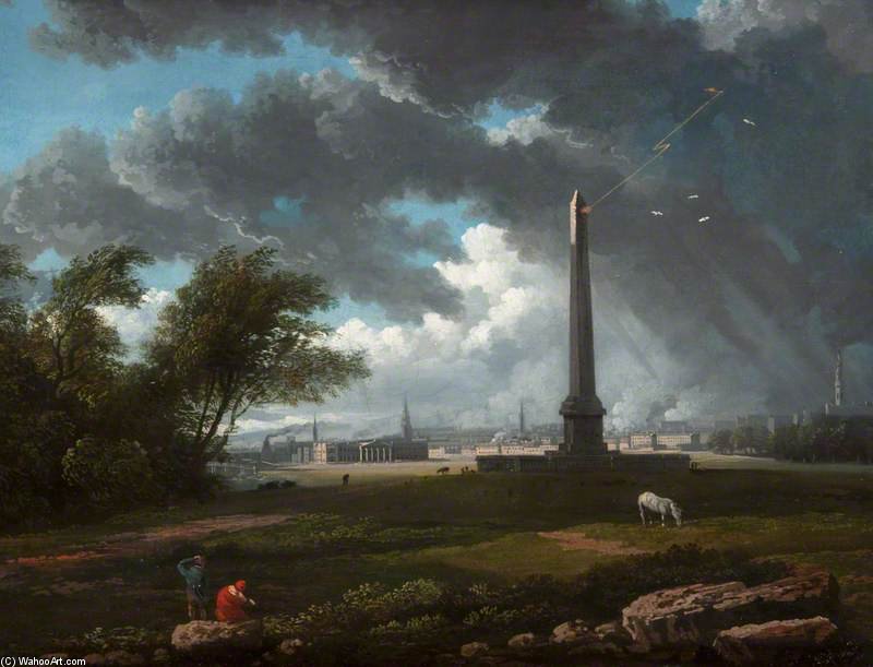 The Nelson Monument Struck By Lightning - — John Knox