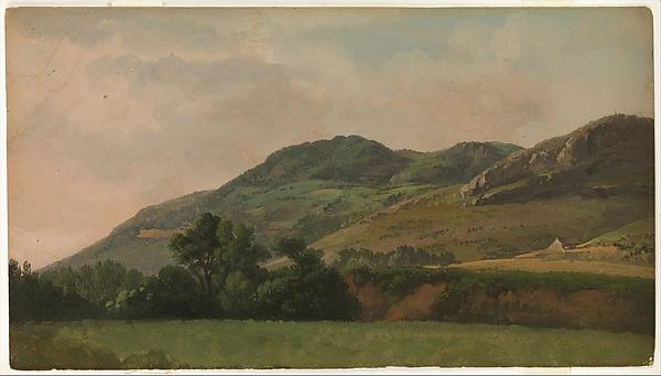 Mountainous Landscape At Tivoli — Simon Joseph Alexandre Clément Denis
