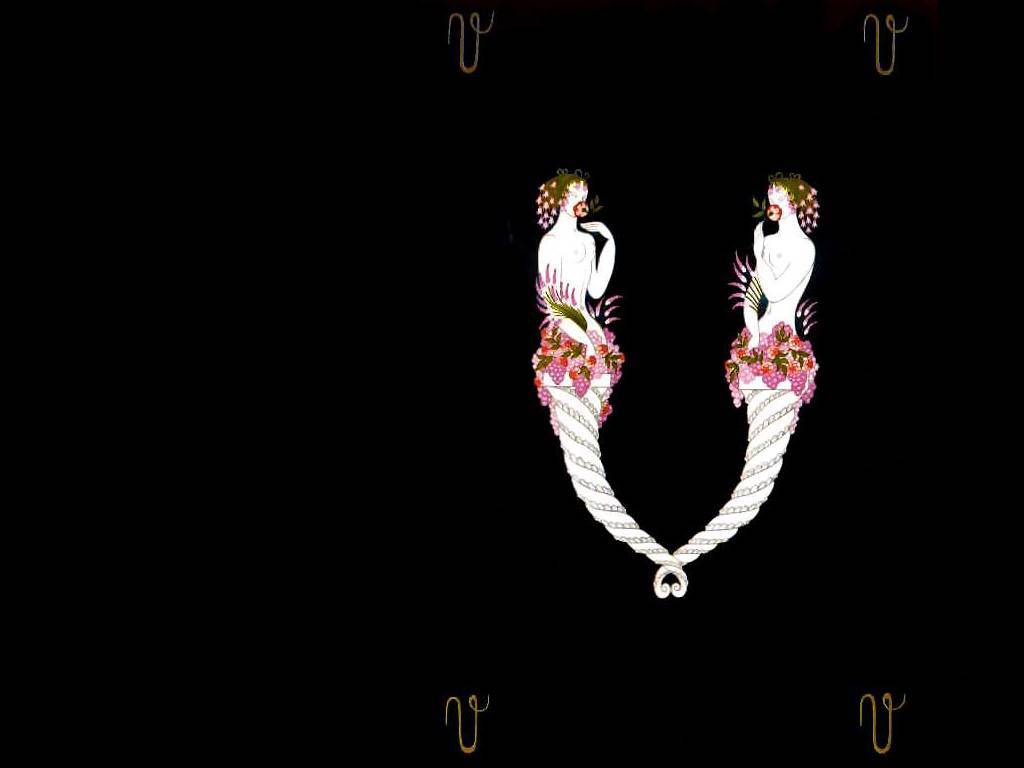Alphabet V — Erté