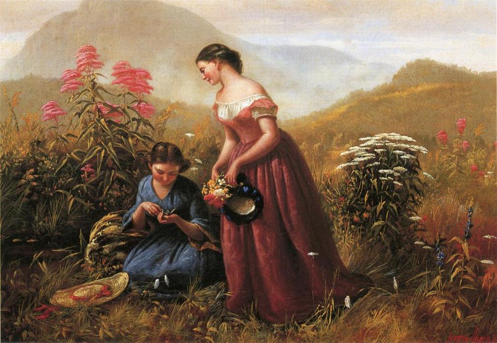 Gathering Wildflowers — Jerome B Thompson