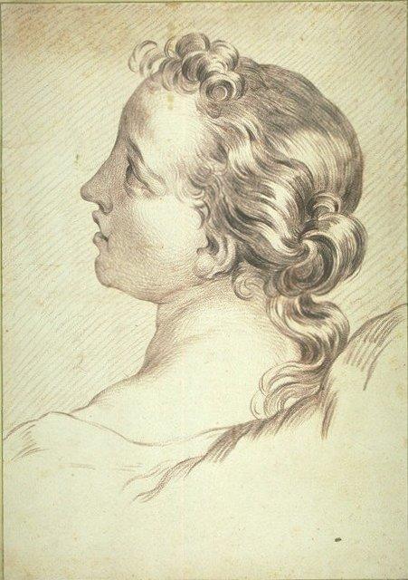 Head Of A Young Girl — Charles-andré Van Loo