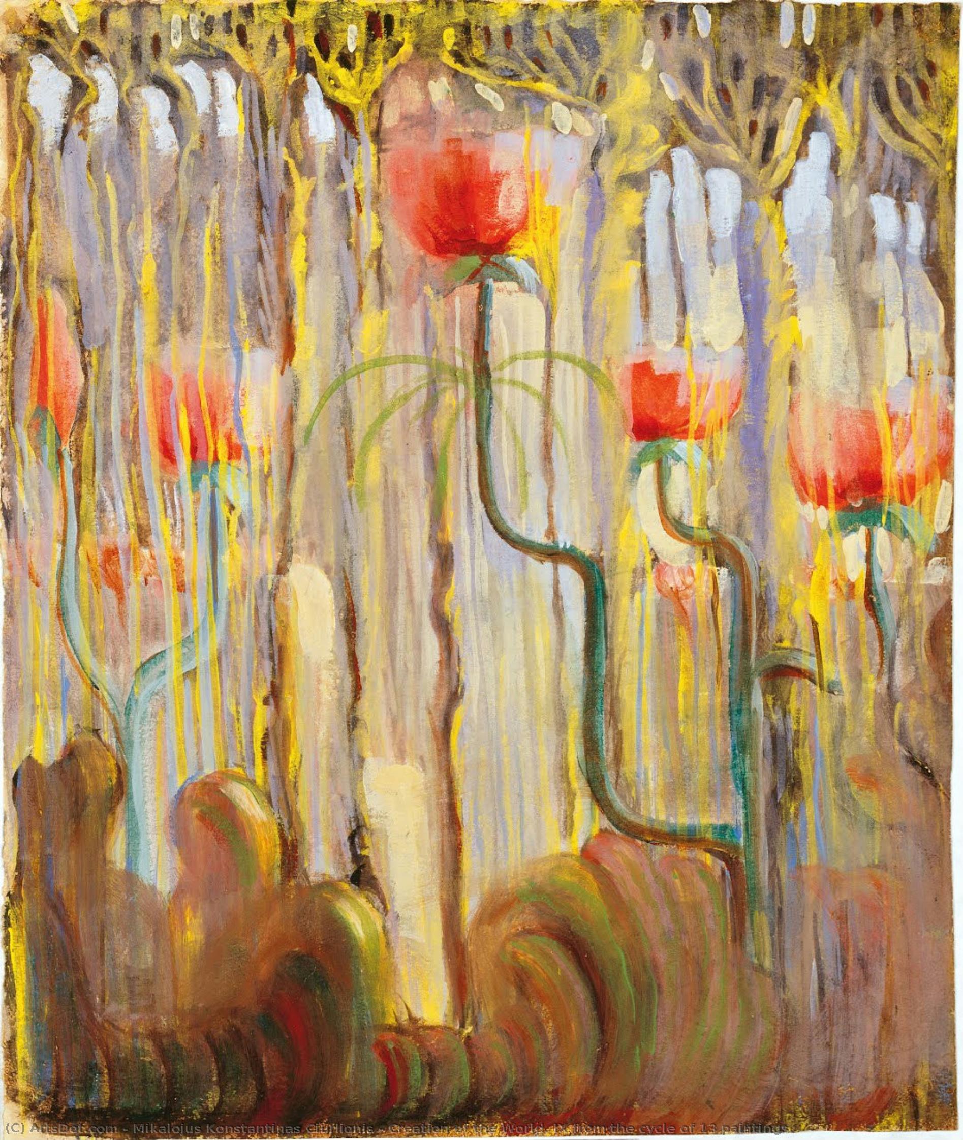 Creation Of The World. Ix From The Cycle Of 13 Paintings. — Mikalojus Konstantinas Čiurlionis