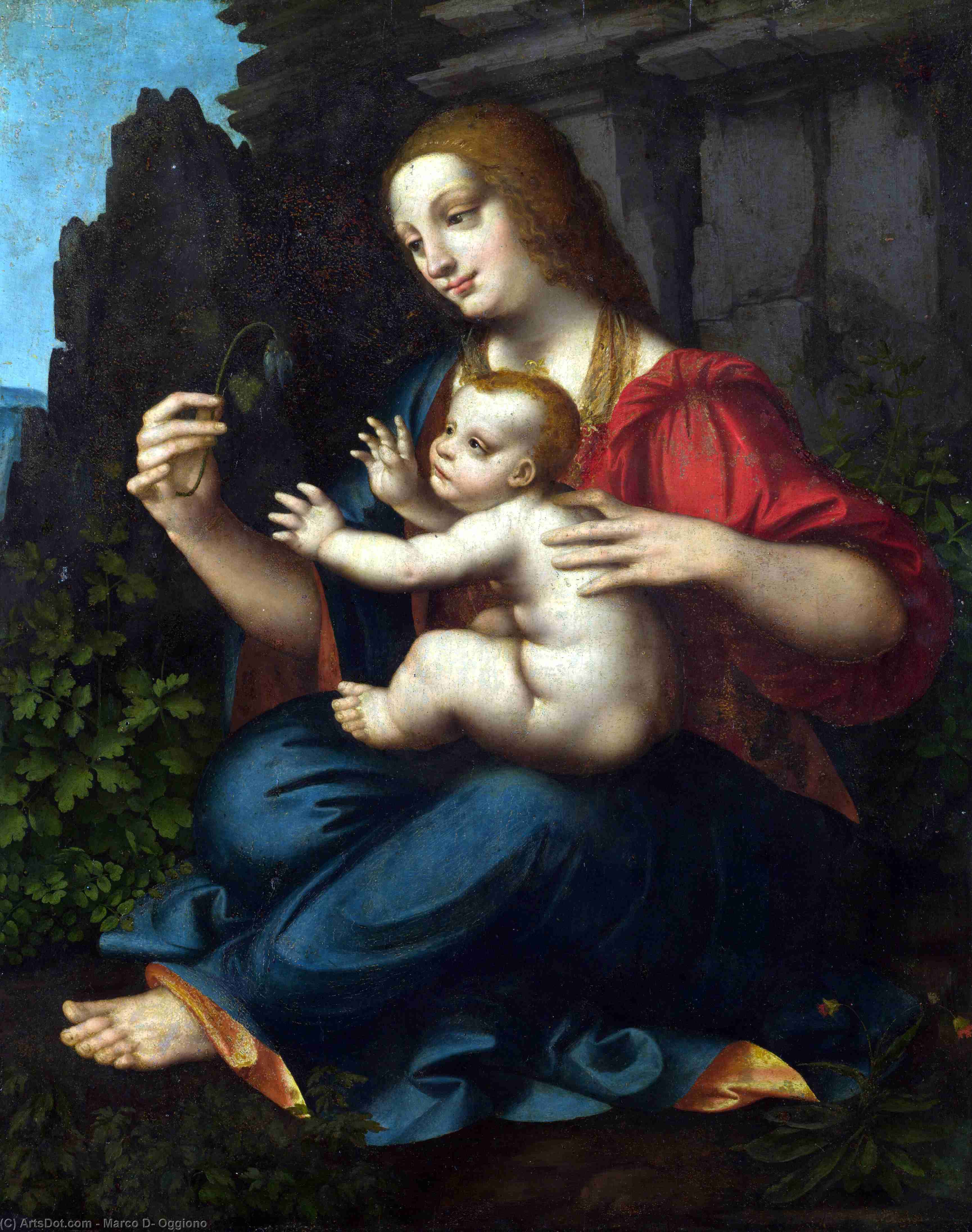 The Virgin And Child — Marco D' Oggiono