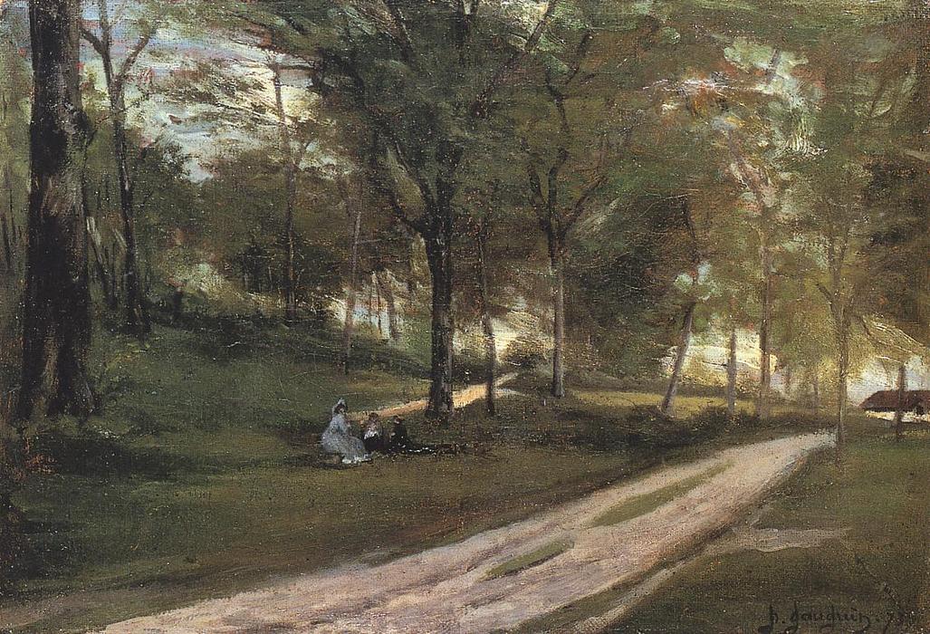 In The Forest Saint Cloud Ii — Eugène Henri Paul Gauguin