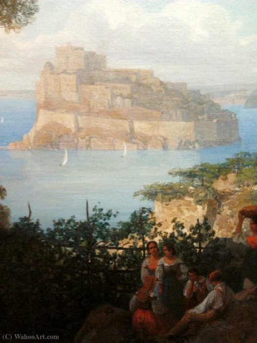 Ischian Landscape (detail) — Thomas Ender